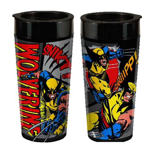 Wolverine Marvel 16 oz. Plastic Travel Mug